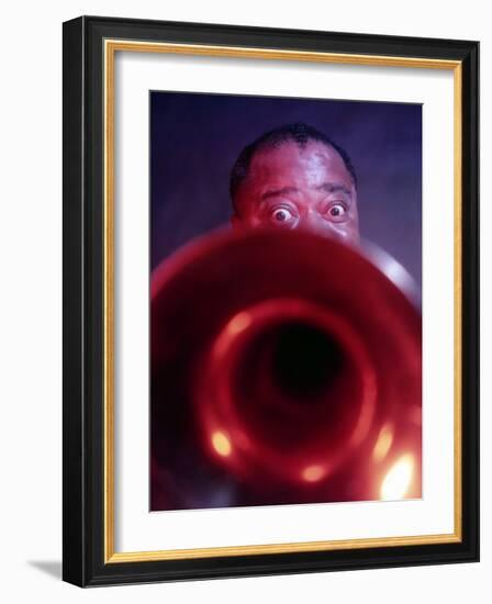 Jazz Musician Louis Armstrong-null-Framed Premium Photographic Print