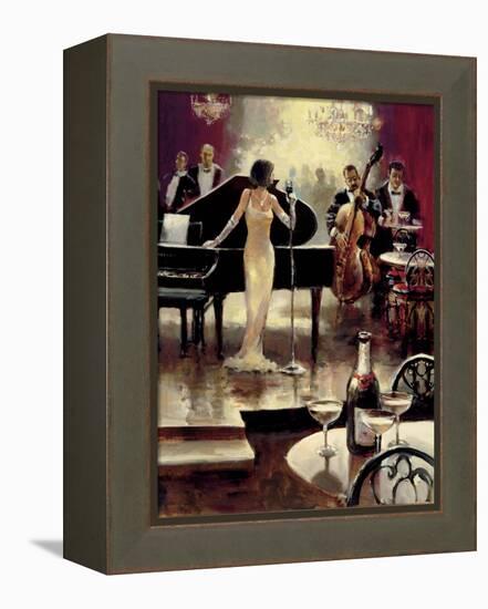 Jazz Night Out-Brent Heighton-Framed Stretched Canvas