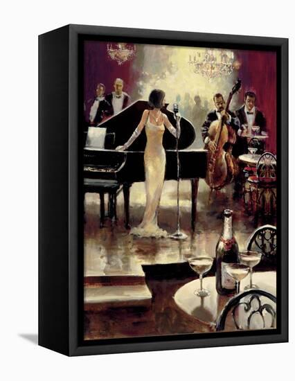 Jazz Night Out-Brent Heighton-Framed Stretched Canvas