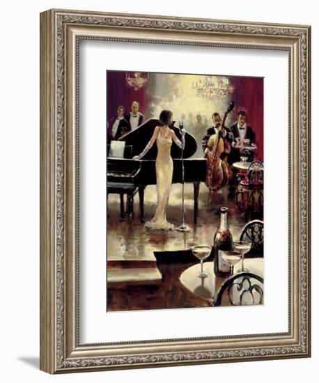 Jazz Night Out-Brent Heighton-Framed Premium Giclee Print