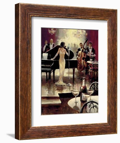 Jazz Night Out-Brent Heighton-Framed Premium Giclee Print