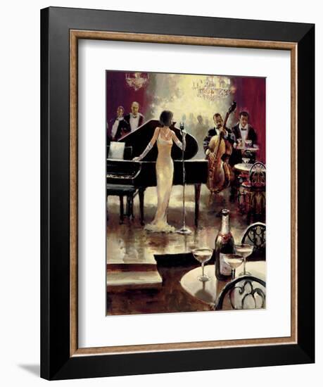 Jazz Night Out-Brent Heighton-Framed Premium Giclee Print