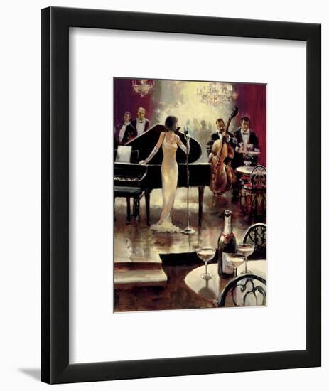 Jazz Night Out-Brent Heighton-Framed Premium Giclee Print