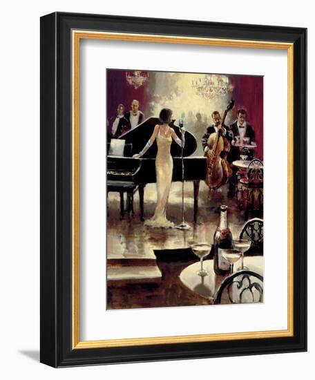 Jazz Night Out-Brent Heighton-Framed Premium Giclee Print