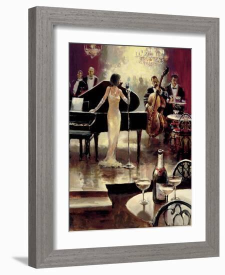 Jazz Night Out-Brent Heighton-Framed Art Print