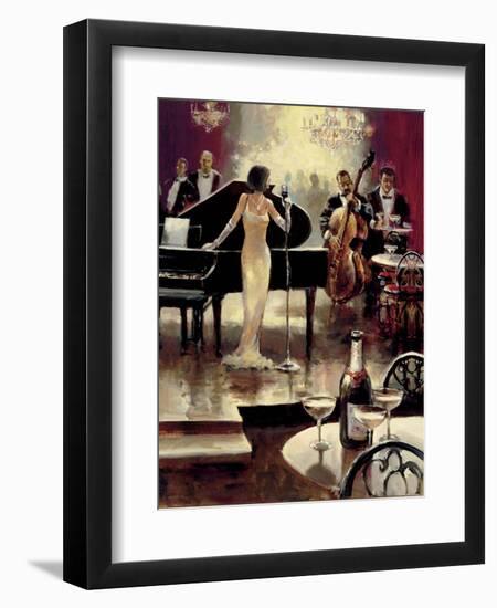 Jazz Night Out-Brent Heighton-Framed Art Print