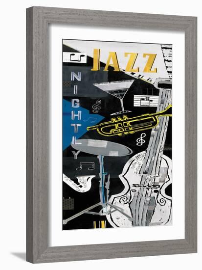 Jazz Nightly-Kate & Elizabeth Pope-Framed Art Print