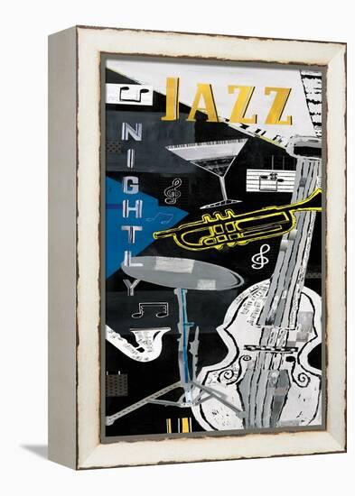 Jazz Nightly-Kate & Elizabeth Pope-Framed Stretched Canvas