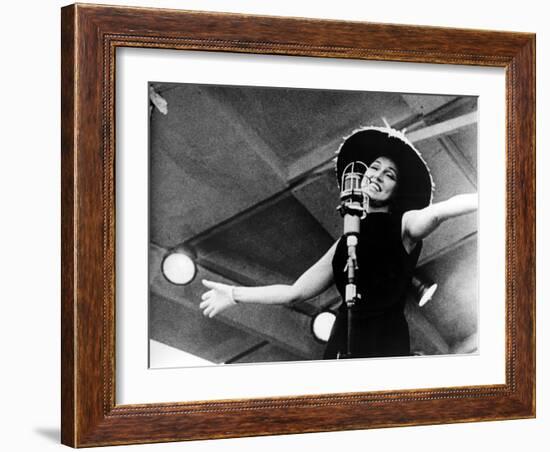 Jazz on a Summer's Day, Anita O'Day, 1960-null-Framed Photo