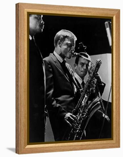 Jazz On A Summer's Day, Gerry Mulligan, 1960-null-Framed Stretched Canvas