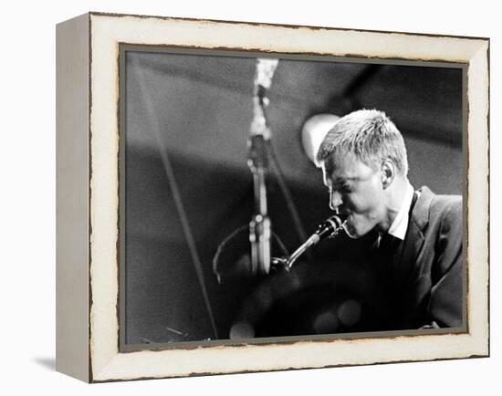 Jazz on a Summer's Day, Gerry Mulligan, 1960-null-Framed Stretched Canvas