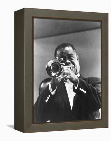 Jazz on a Summer's Day, Louis Armstrong, 1960-null-Framed Stretched Canvas
