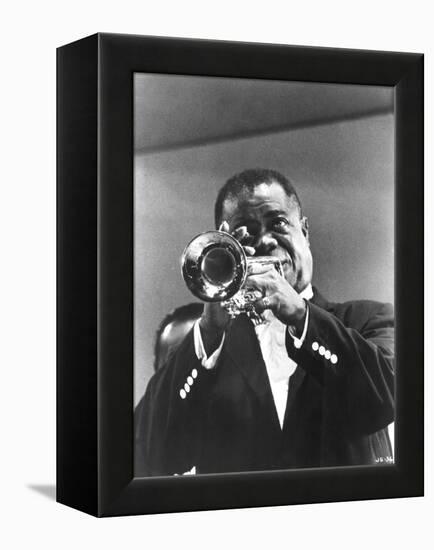 Jazz on a Summer's Day, Louis Armstrong, 1960-null-Framed Stretched Canvas