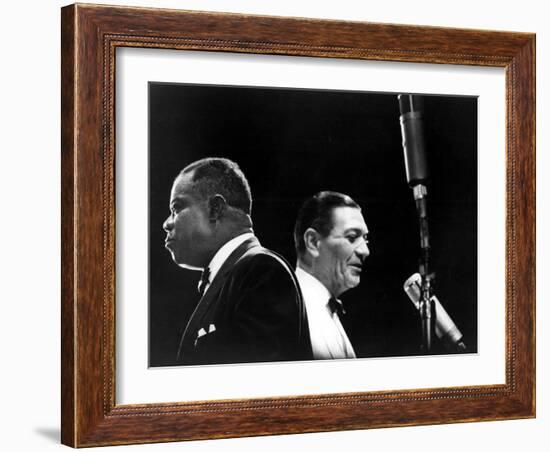 Jazz On A Summer's Day, Louis Armstrong, Jack Teagarden, 1960-null-Framed Photo