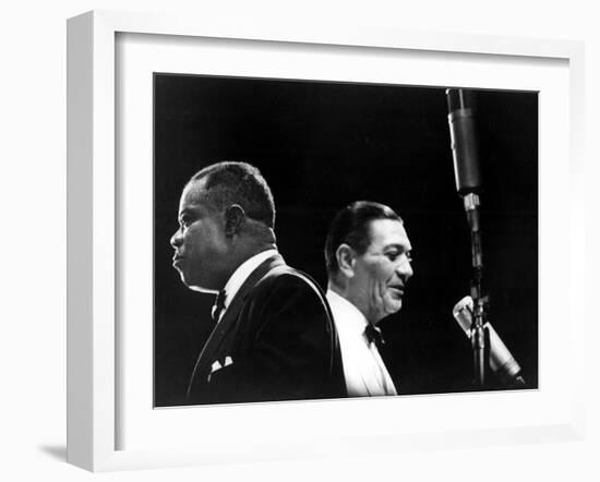 Jazz On A Summer's Day, Louis Armstrong, Jack Teagarden, 1960-null-Framed Photo