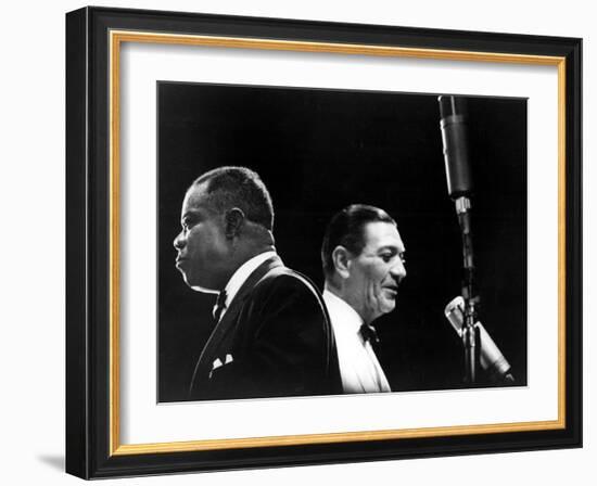 Jazz On A Summer's Day, Louis Armstrong, Jack Teagarden, 1960-null-Framed Photo