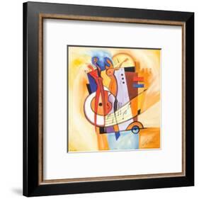 Jazz on the Square-Alfred Gockel-Framed Art Print
