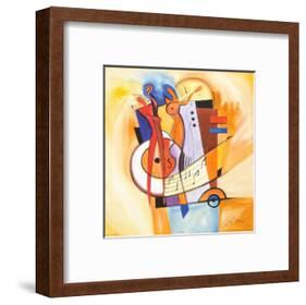 Jazz on the Square-Alfred Gockel-Framed Art Print