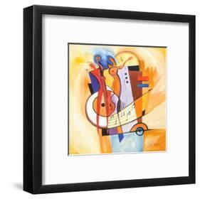 Jazz on the Square-Alfred Gockel-Framed Art Print