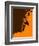 Jazz Orange-NaxArt-Framed Art Print