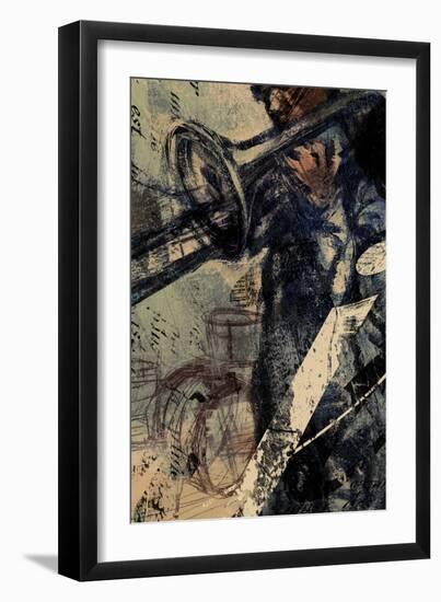 Jazz Panel 1-Eric Yang-Framed Art Print