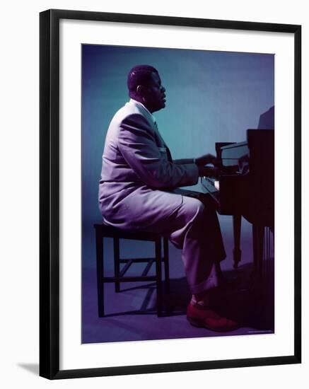 Jazz Pianist Oscar Peterson-Eliot Elisofon-Framed Premium Photographic Print