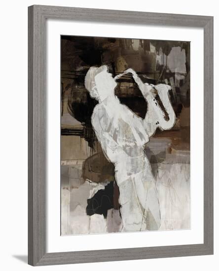 Jazz Sax-Mark Chandon-Framed Giclee Print