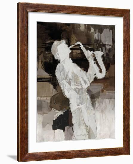 Jazz Sax-Mark Chandon-Framed Giclee Print