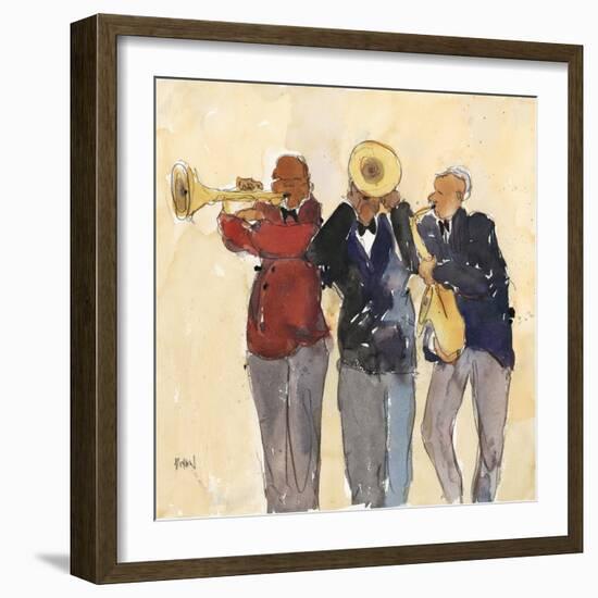 Jazz Trio II-Samuel Dixon-Framed Art Print