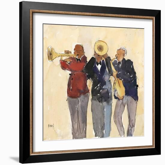 Jazz Trio II-Samuel Dixon-Framed Art Print