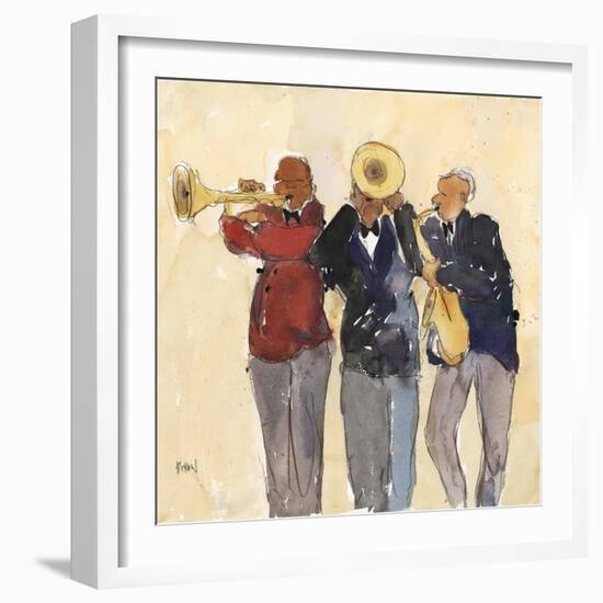 Jazz Trio II-Samuel Dixon-Framed Art Print