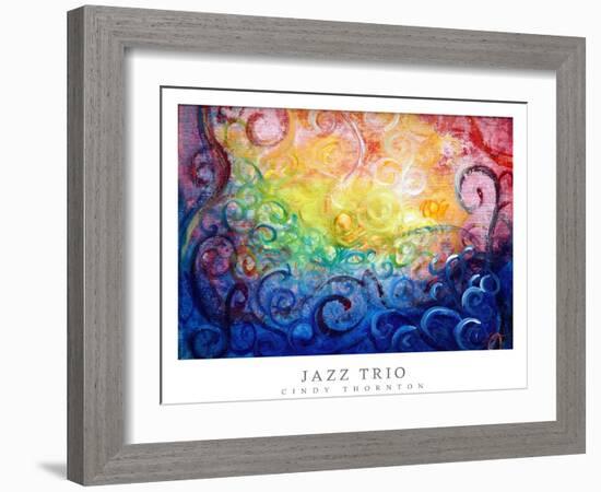 Jazz Trio-Cindy Thornton-Framed Art Print