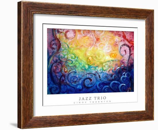 Jazz Trio-Cindy Thornton-Framed Art Print