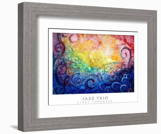 Jazz Trio-Cindy Thornton-Framed Art Print