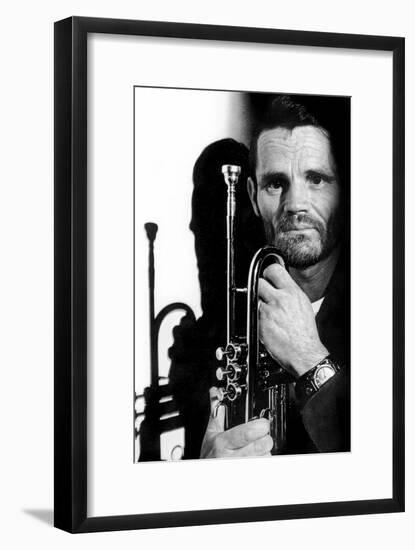 Jazz Trumpet Player Chet Baker (1929-1988) C. 1987-null-Framed Photo