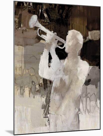 Jazz Trumpet-Mark Chandon-Mounted Giclee Print