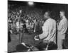 Jazz Trumpeter Louis Armstrong During a Performance-Gordon Parks-Mounted Premium Photographic Print