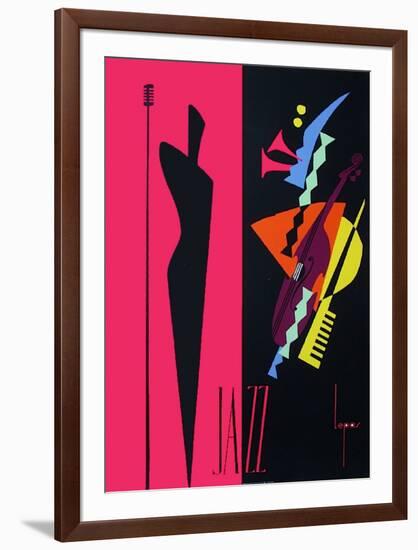 Jazz-Lepas-Framed Collectable Print