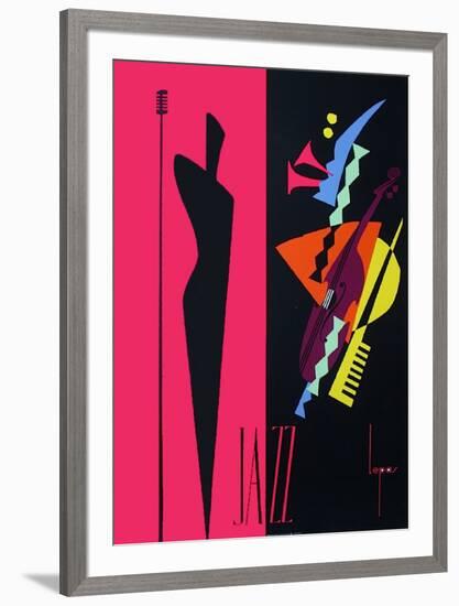 Jazz-Lepas-Framed Collectable Print