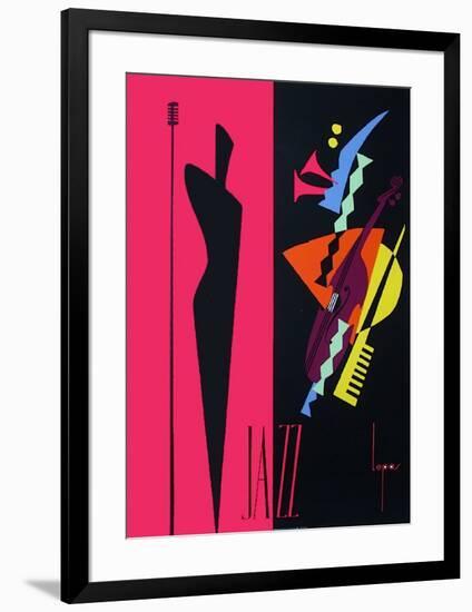 Jazz-Lepas-Framed Collectable Print
