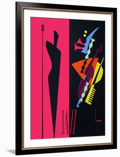 Jazz-Lepas-Framed Collectable Print