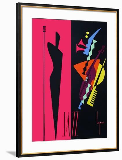 Jazz-Lepas-Framed Collectable Print