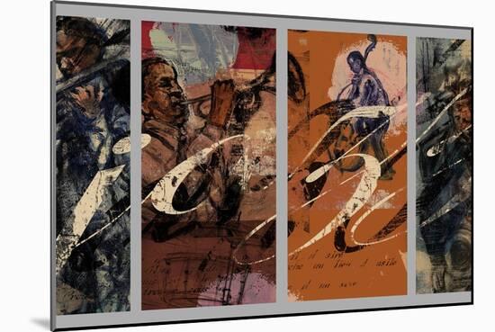 Jazz-Eric Yang-Mounted Art Print