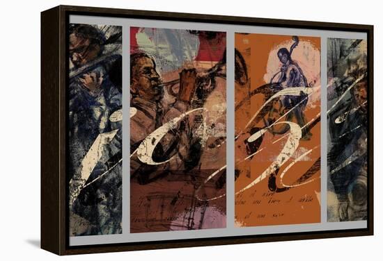 Jazz-Eric Yang-Framed Stretched Canvas