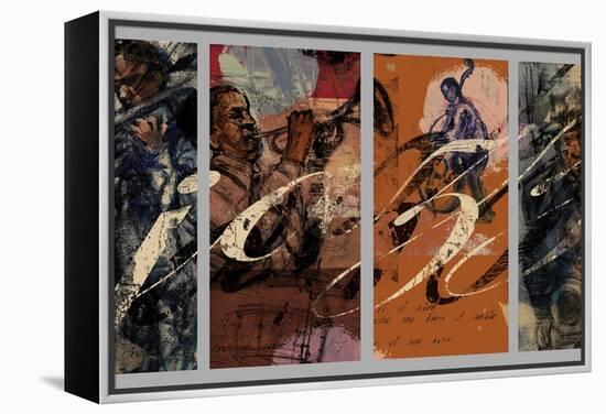 Jazz-Eric Yang-Framed Stretched Canvas