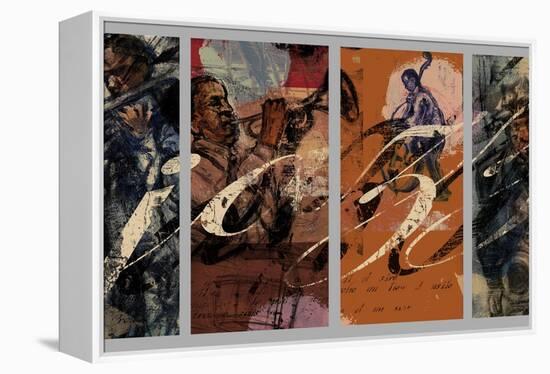 Jazz-Eric Yang-Framed Stretched Canvas