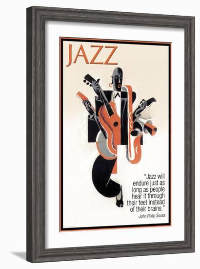 Jazz-null-Framed Art Print