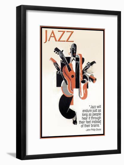 Jazz-null-Framed Art Print