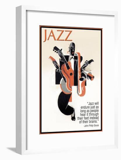 Jazz-null-Framed Art Print