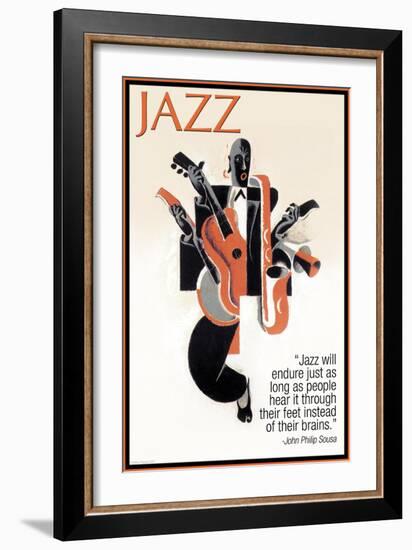 Jazz-null-Framed Art Print